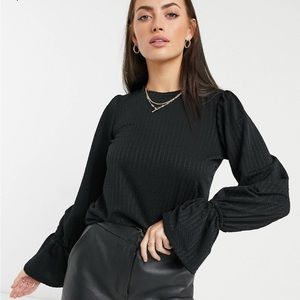 river island bell sleeve blouse size uk 16/ us 12